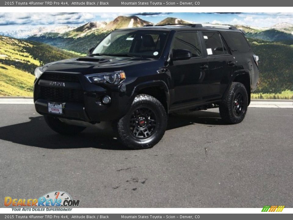 2015 Toyota 4Runner TRD Pro 4x4 Attitude Black / Black Photo #5