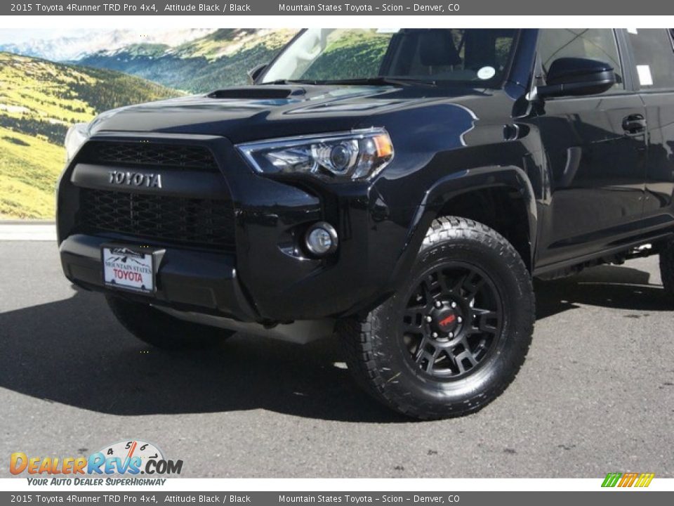 2015 Toyota 4Runner TRD Pro 4x4 Attitude Black / Black Photo #6