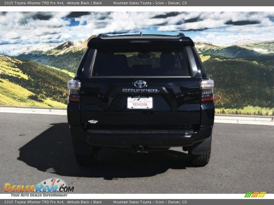 2015 Toyota 4Runner TRD Pro 4x4 Attitude Black / Black Photo #8