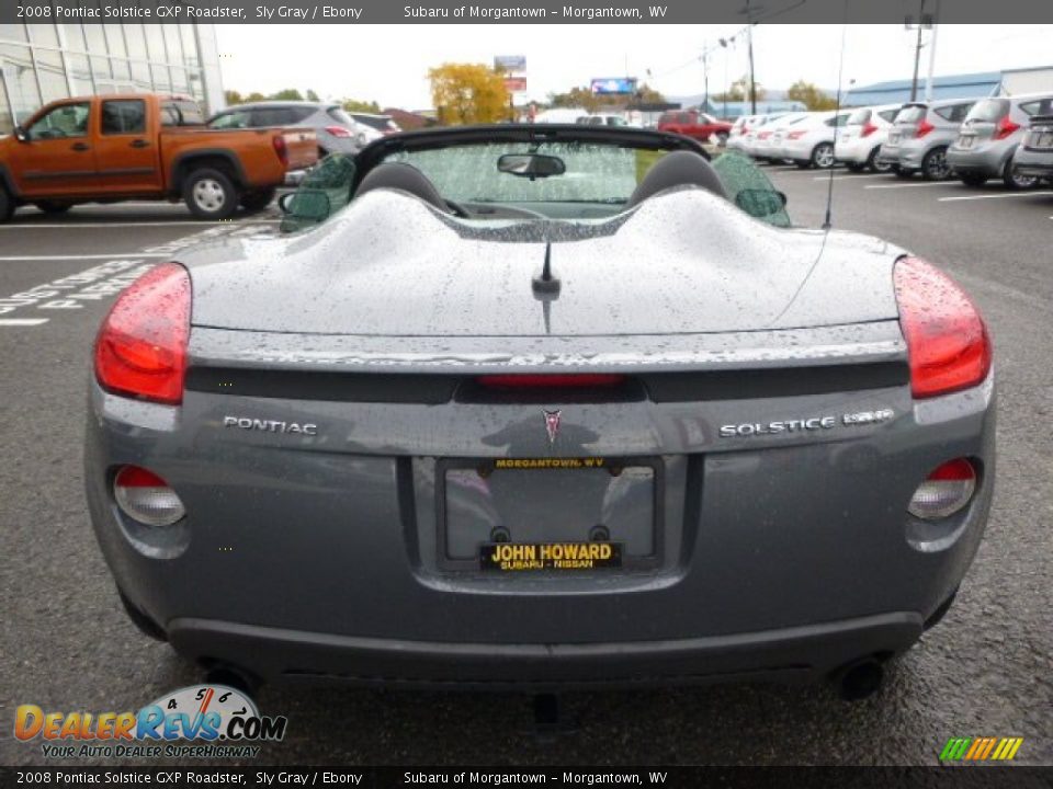 2008 Pontiac Solstice GXP Roadster Sly Gray / Ebony Photo #4