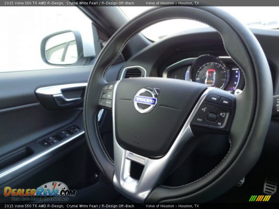 2015 Volvo S60 T6 AWD R-Design Steering Wheel Photo #26