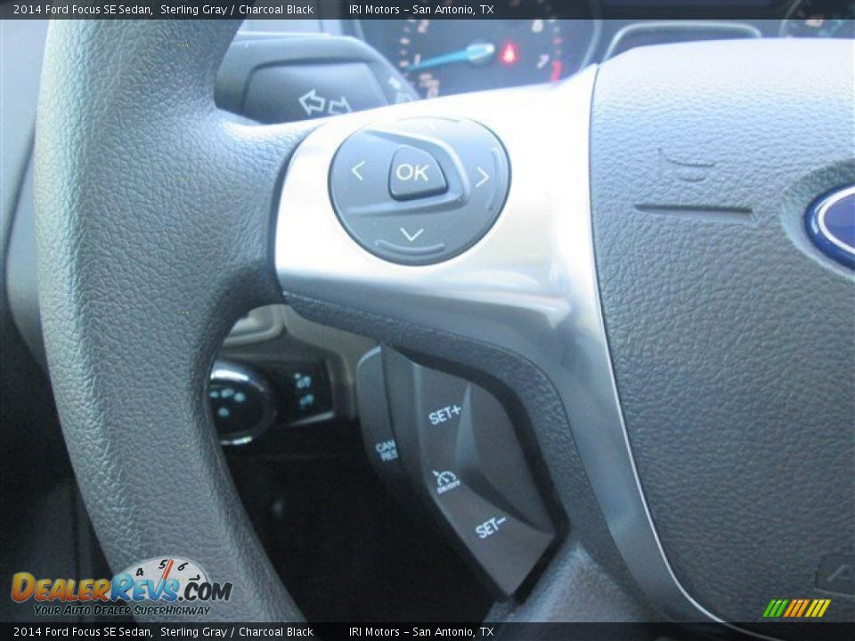 2014 Ford Focus SE Sedan Sterling Gray / Charcoal Black Photo #26