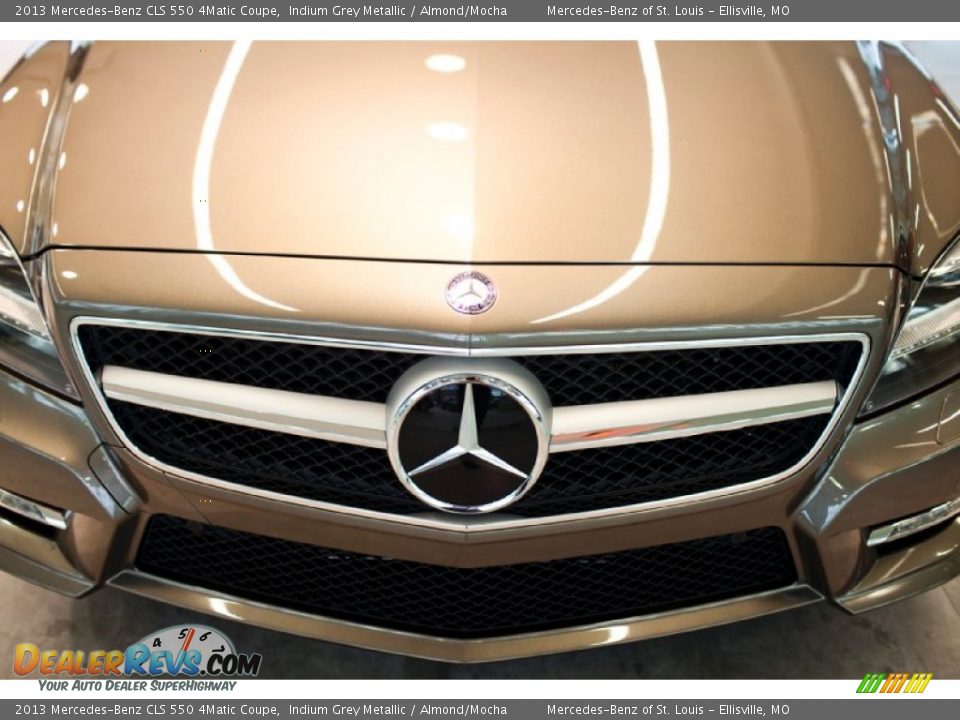 2013 Mercedes-Benz CLS 550 4Matic Coupe Indium Grey Metallic / Almond/Mocha Photo #11