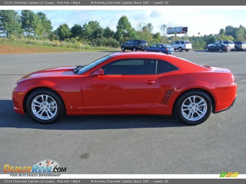 2014 Chevrolet Camaro LS Coupe Red Hot / Black Photo #3