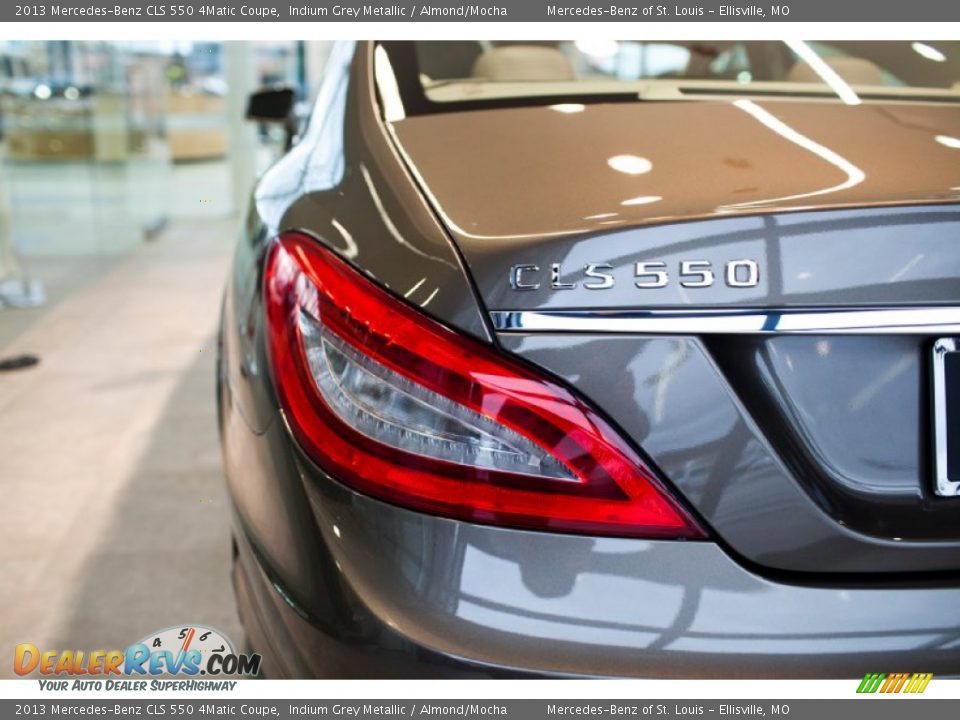 2013 Mercedes-Benz CLS 550 4Matic Coupe Indium Grey Metallic / Almond/Mocha Photo #14