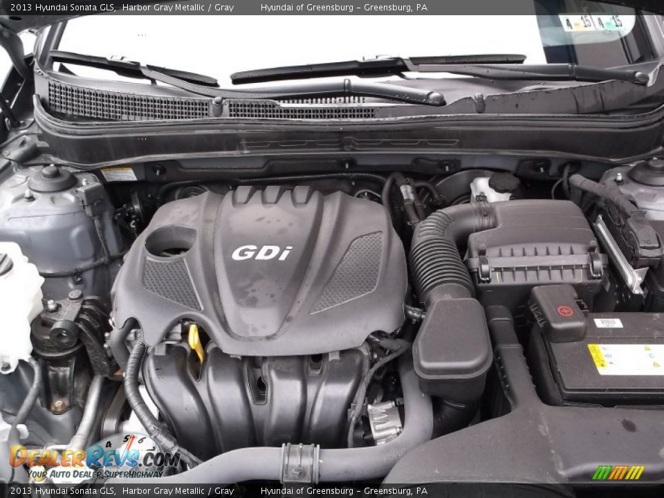 2013 Hyundai Sonata GLS Harbor Gray Metallic / Gray Photo #9