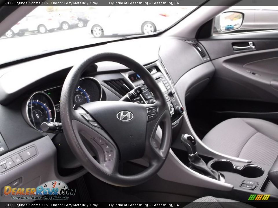 2013 Hyundai Sonata GLS Harbor Gray Metallic / Gray Photo #11