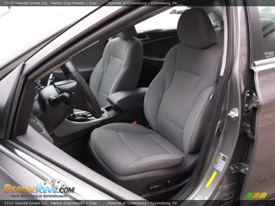 2013 Hyundai Sonata GLS Harbor Gray Metallic / Gray Photo #12