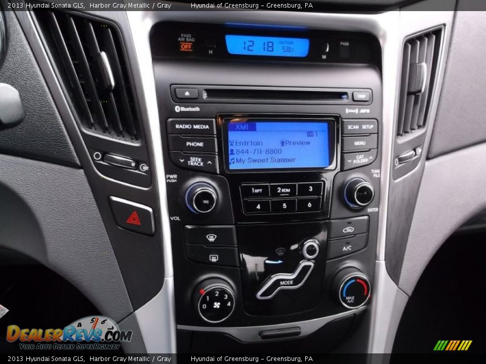 2013 Hyundai Sonata GLS Harbor Gray Metallic / Gray Photo #15