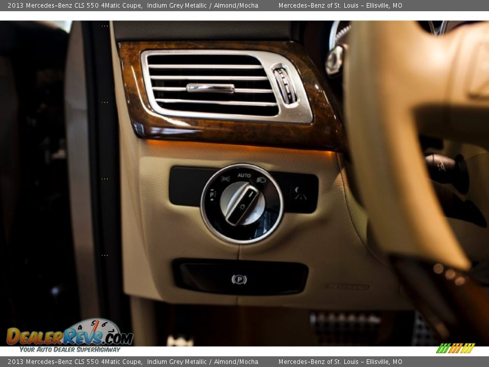 2013 Mercedes-Benz CLS 550 4Matic Coupe Indium Grey Metallic / Almond/Mocha Photo #24