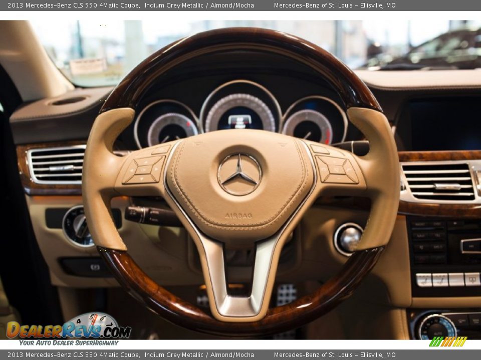 2013 Mercedes-Benz CLS 550 4Matic Coupe Steering Wheel Photo #25