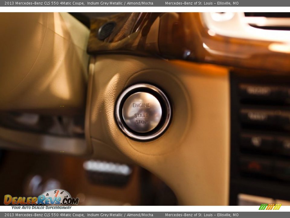 2013 Mercedes-Benz CLS 550 4Matic Coupe Indium Grey Metallic / Almond/Mocha Photo #29