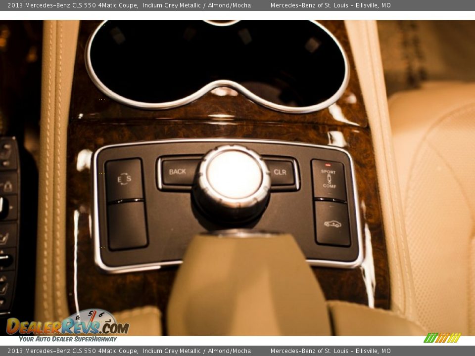 2013 Mercedes-Benz CLS 550 4Matic Coupe Indium Grey Metallic / Almond/Mocha Photo #33