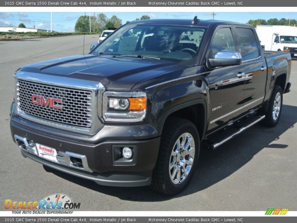 2015 GMC Sierra 1500 Denali Crew Cab 4x4 Iridium Metallic / Jet Black Photo #2