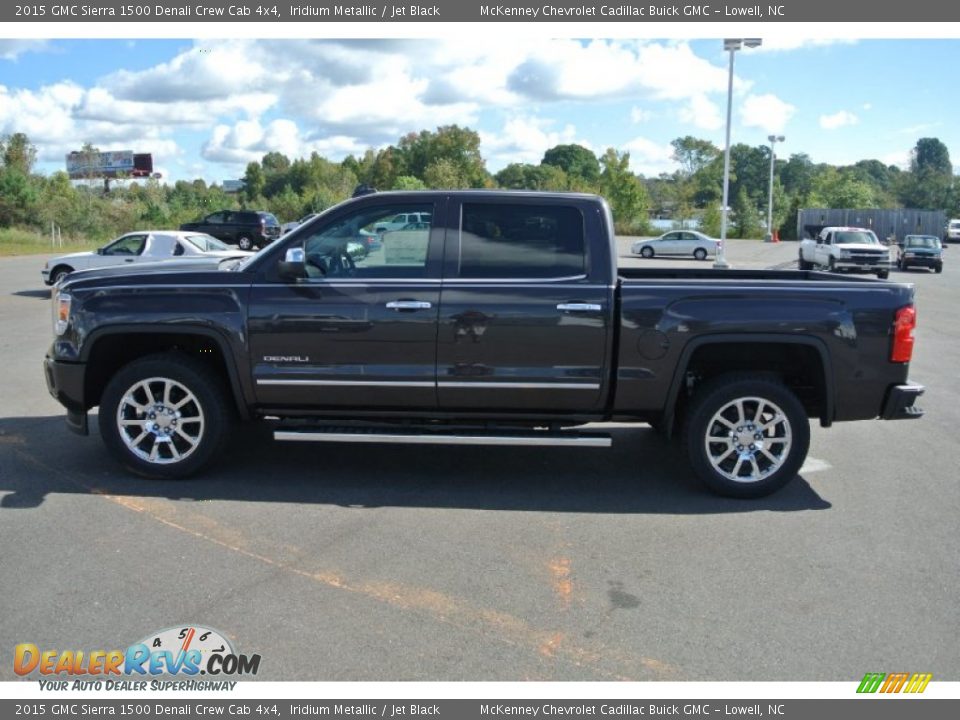 2015 GMC Sierra 1500 Denali Crew Cab 4x4 Iridium Metallic / Jet Black Photo #3