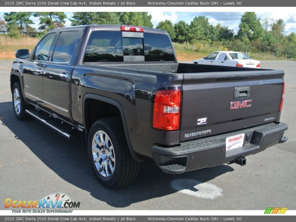 2015 GMC Sierra 1500 Denali Crew Cab 4x4 Iridium Metallic / Jet Black Photo #4