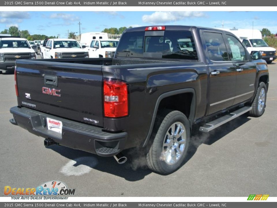2015 GMC Sierra 1500 Denali Crew Cab 4x4 Iridium Metallic / Jet Black Photo #5