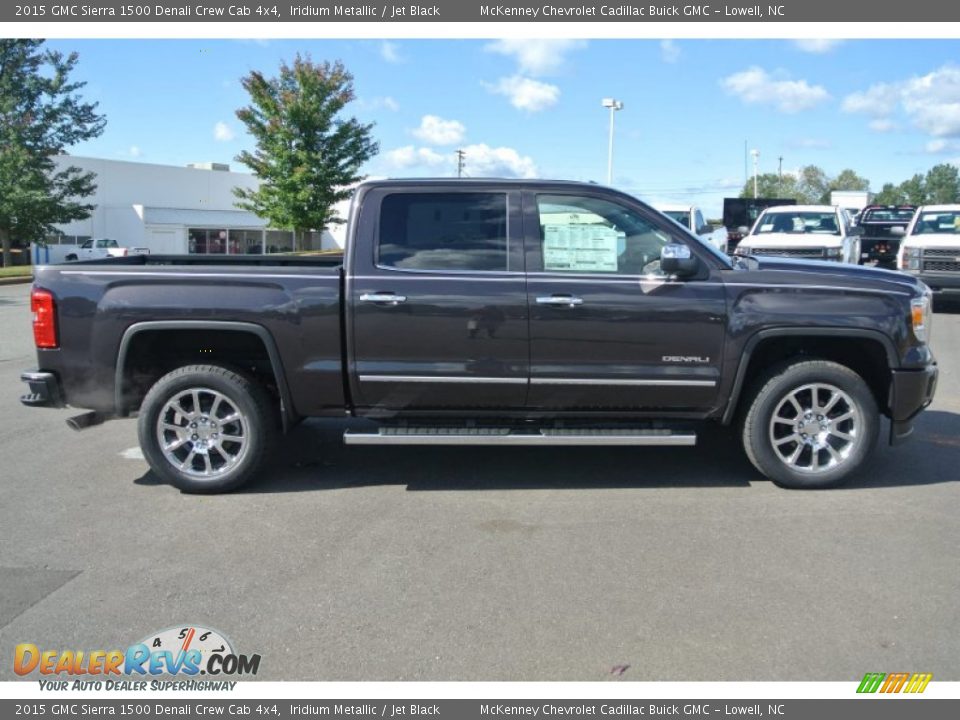 2015 GMC Sierra 1500 Denali Crew Cab 4x4 Iridium Metallic / Jet Black Photo #6