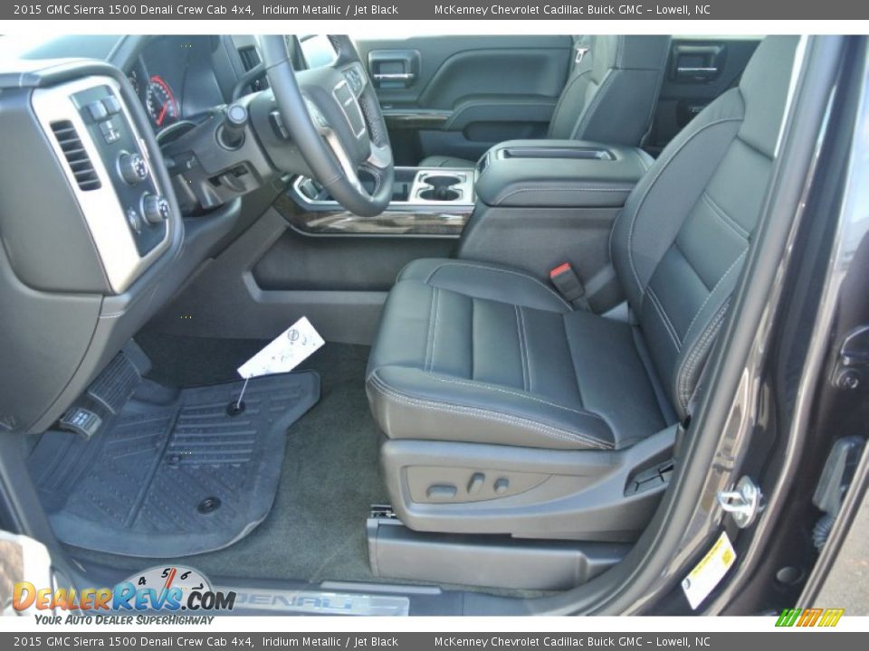 2015 GMC Sierra 1500 Denali Crew Cab 4x4 Iridium Metallic / Jet Black Photo #8