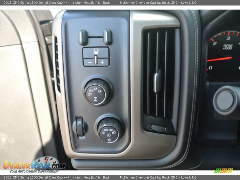 2015 GMC Sierra 1500 Denali Crew Cab 4x4 Iridium Metallic / Jet Black Photo #10