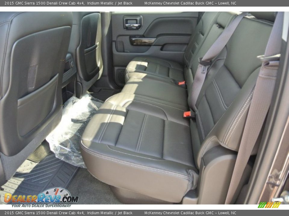 2015 GMC Sierra 1500 Denali Crew Cab 4x4 Iridium Metallic / Jet Black Photo #16