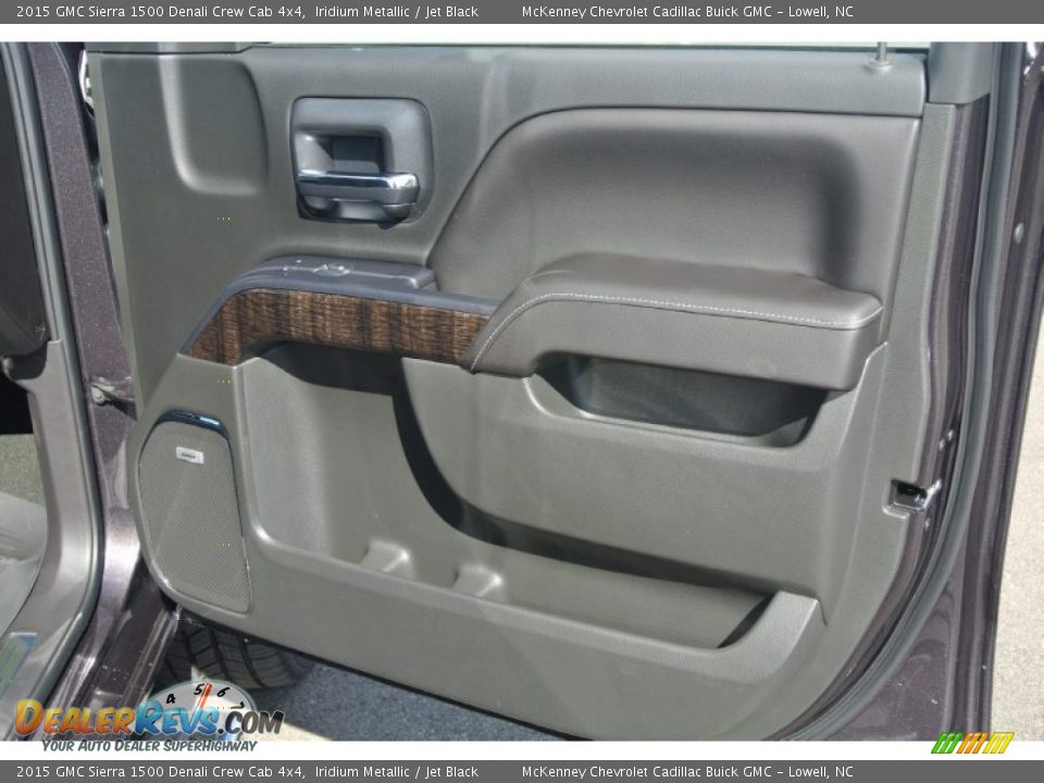 2015 GMC Sierra 1500 Denali Crew Cab 4x4 Iridium Metallic / Jet Black Photo #19