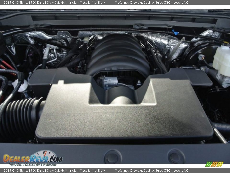 2015 GMC Sierra 1500 Denali Crew Cab 4x4 Iridium Metallic / Jet Black Photo #21