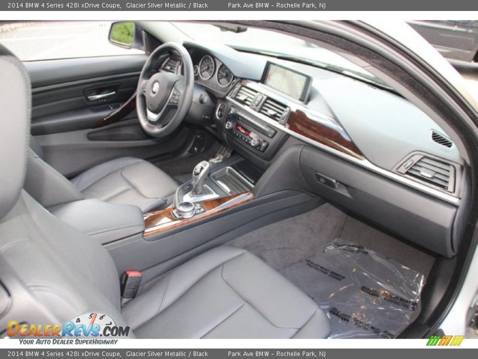 Black Interior - 2014 BMW 4 Series 428i xDrive Coupe Photo #27