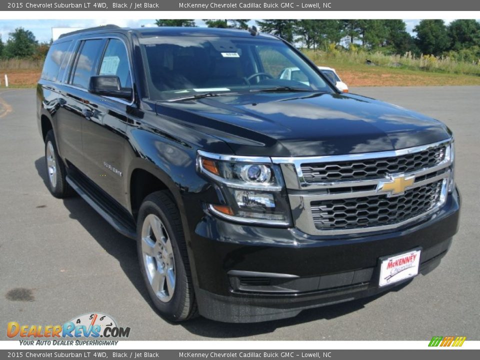 2015 Chevrolet Suburban LT 4WD Black / Jet Black Photo #1