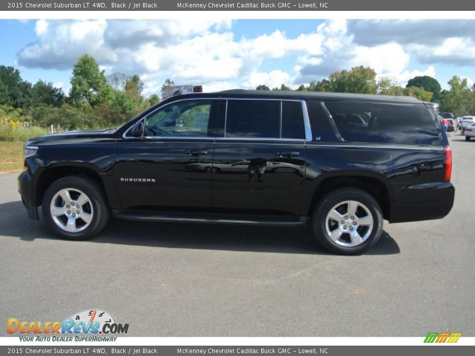 2015 Chevrolet Suburban LT 4WD Black / Jet Black Photo #3