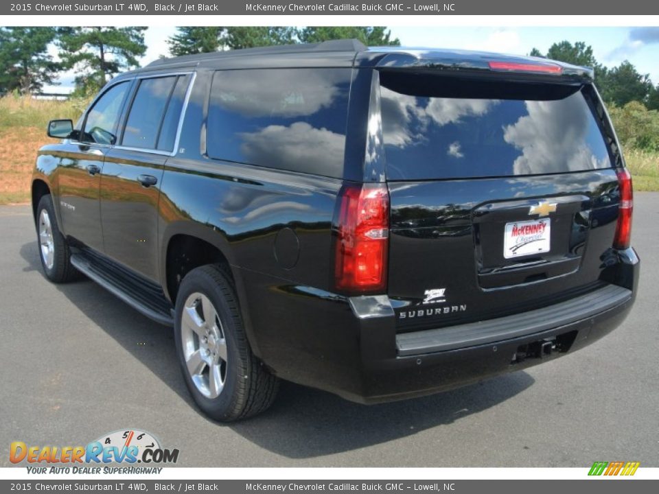 2015 Chevrolet Suburban LT 4WD Black / Jet Black Photo #4