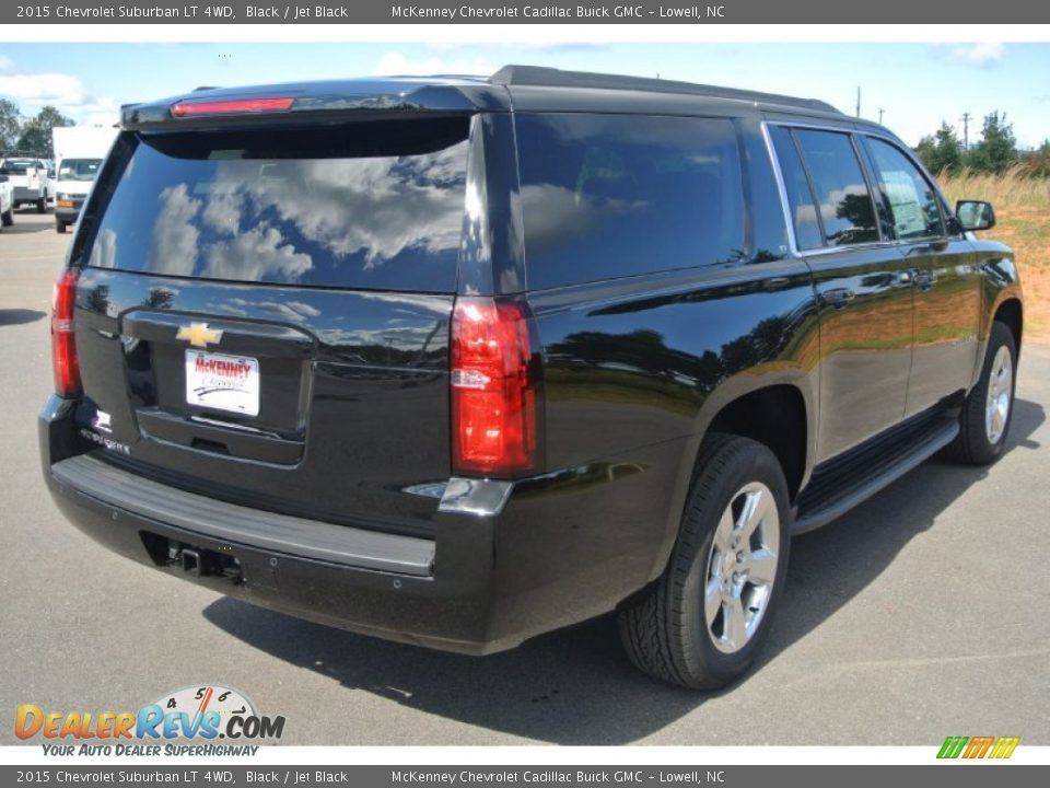 2015 Chevrolet Suburban LT 4WD Black / Jet Black Photo #5