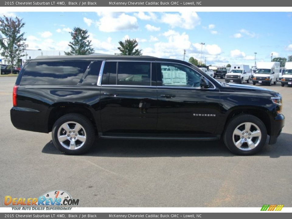 2015 Chevrolet Suburban LT 4WD Black / Jet Black Photo #6