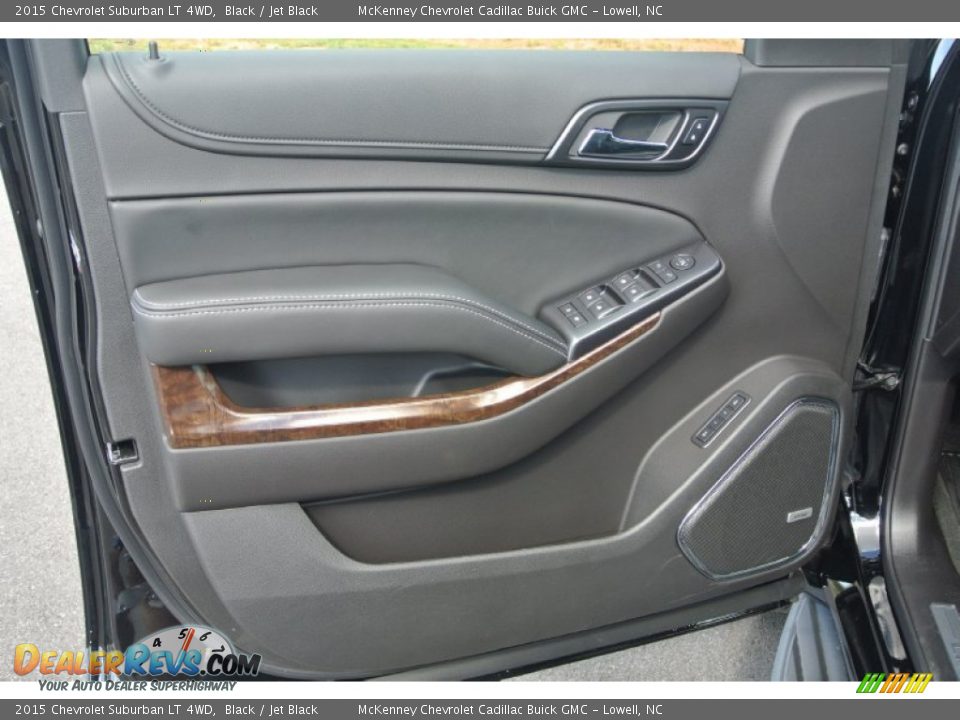 2015 Chevrolet Suburban LT 4WD Black / Jet Black Photo #9