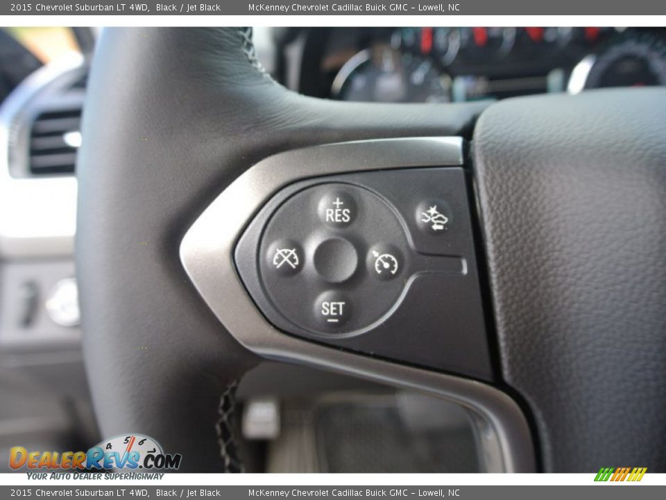 2015 Chevrolet Suburban LT 4WD Black / Jet Black Photo #14
