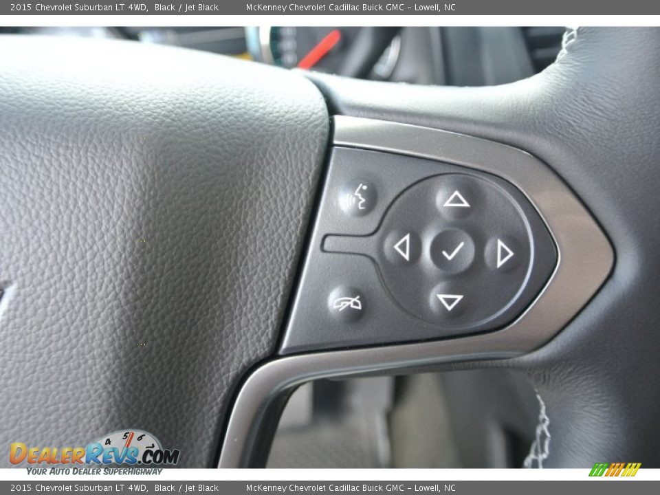 2015 Chevrolet Suburban LT 4WD Black / Jet Black Photo #15