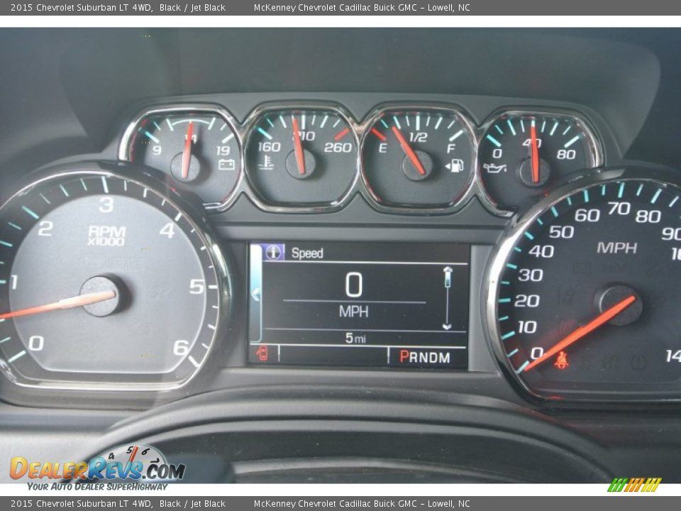 2015 Chevrolet Suburban LT 4WD Black / Jet Black Photo #16