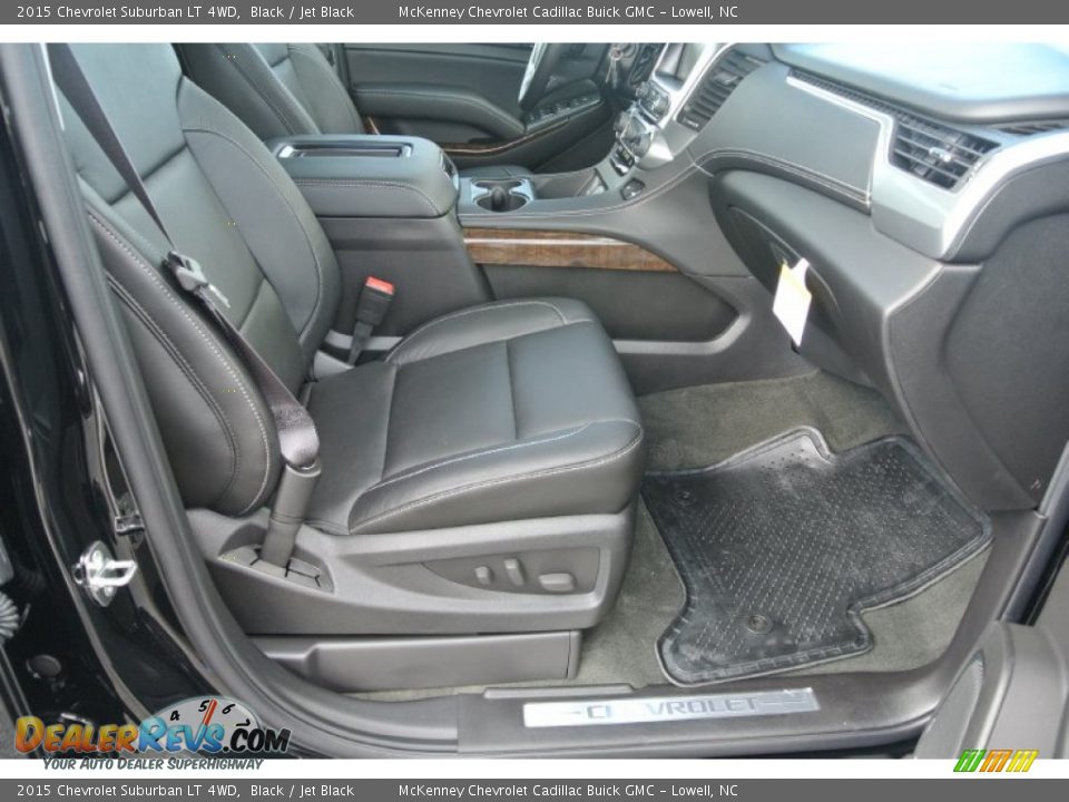 2015 Chevrolet Suburban LT 4WD Black / Jet Black Photo #22