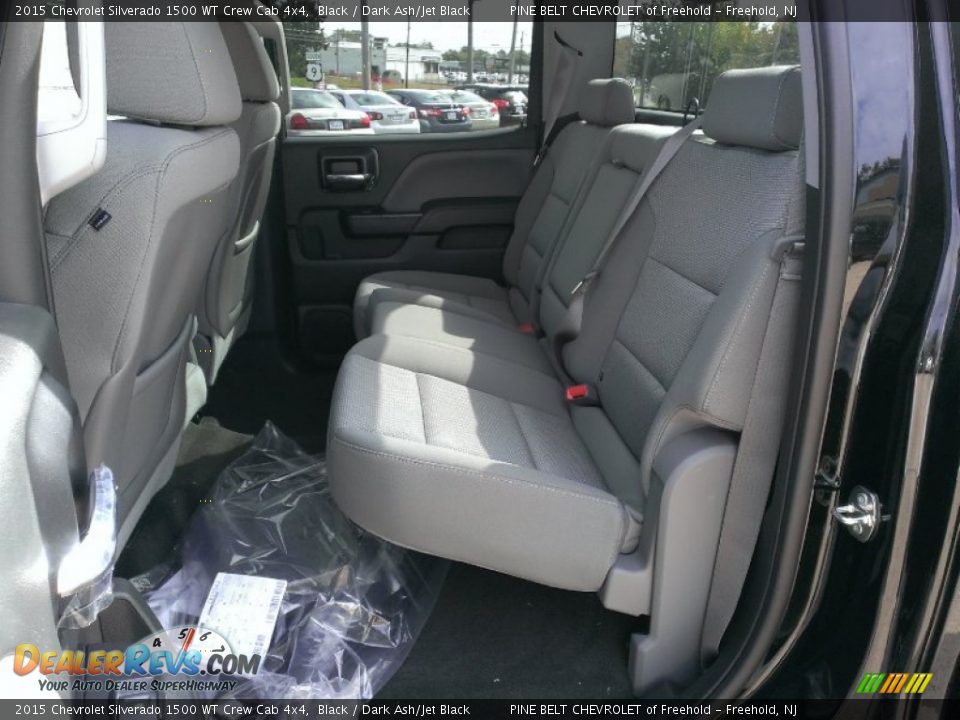 2015 Chevrolet Silverado 1500 WT Crew Cab 4x4 Black / Dark Ash/Jet Black Photo #6