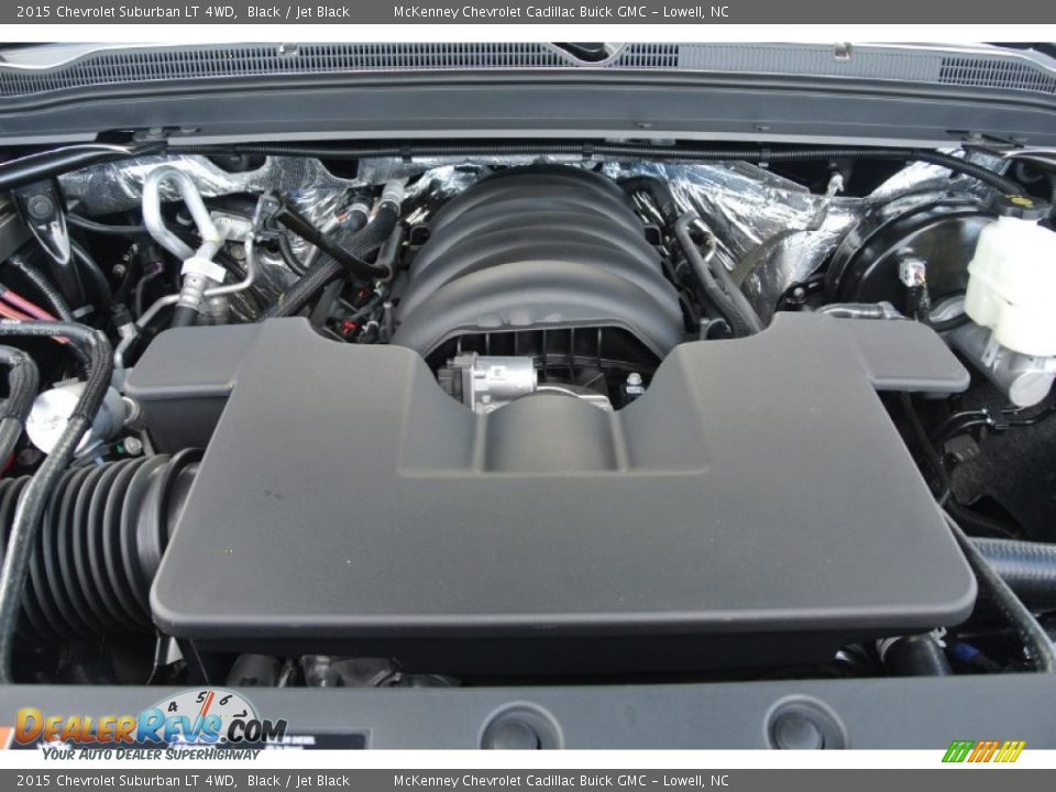 2015 Chevrolet Suburban LT 4WD Black / Jet Black Photo #24