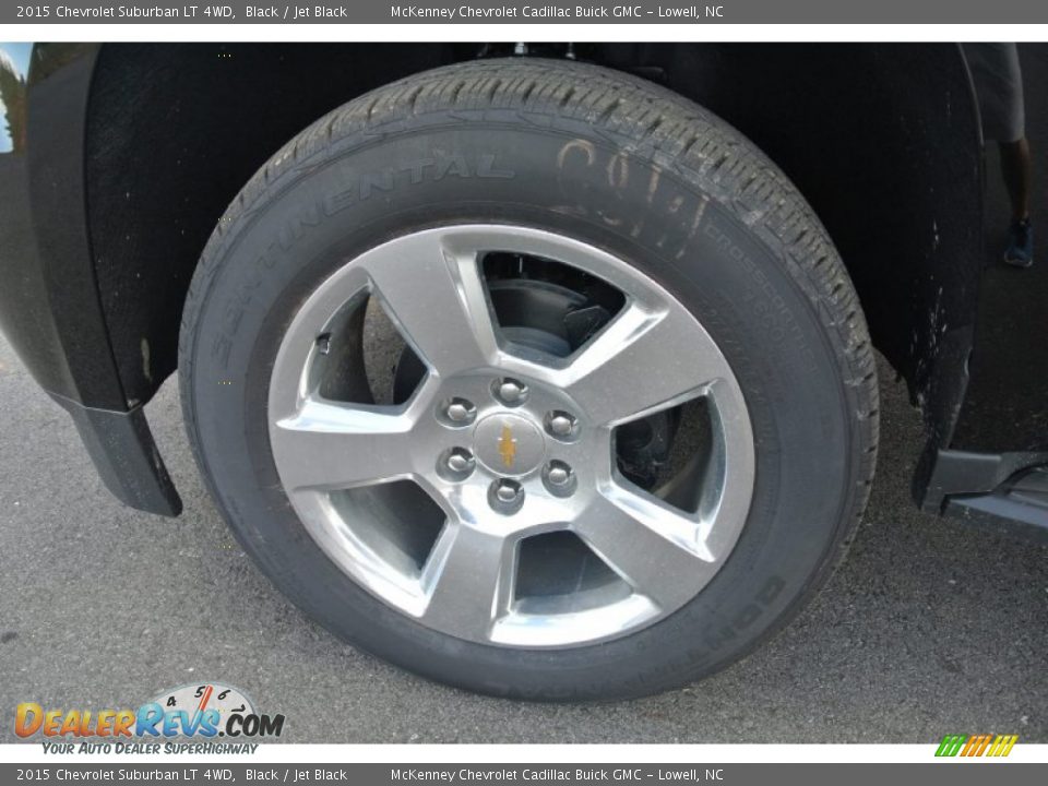 2015 Chevrolet Suburban LT 4WD Black / Jet Black Photo #25