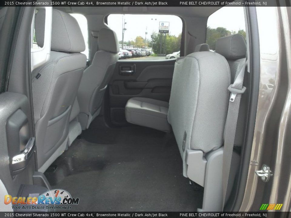 2015 Chevrolet Silverado 1500 WT Crew Cab 4x4 Brownstone Metallic / Dark Ash/Jet Black Photo #6