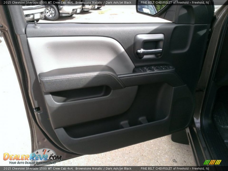 2015 Chevrolet Silverado 1500 WT Crew Cab 4x4 Brownstone Metallic / Dark Ash/Jet Black Photo #7