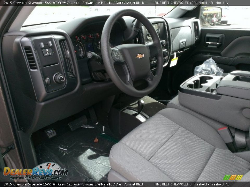 2015 Chevrolet Silverado 1500 WT Crew Cab 4x4 Brownstone Metallic / Dark Ash/Jet Black Photo #8