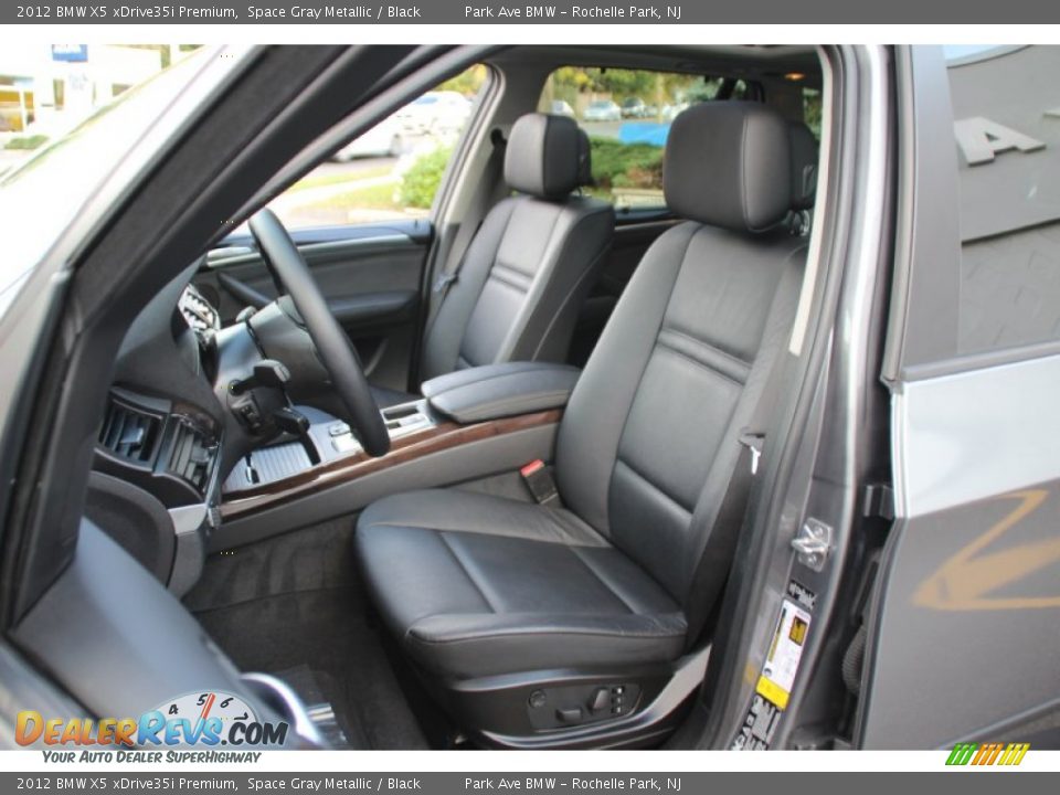 2012 BMW X5 xDrive35i Premium Space Gray Metallic / Black Photo #14