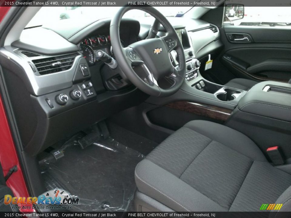 Jet Black Interior - 2015 Chevrolet Tahoe LS 4WD Photo #8