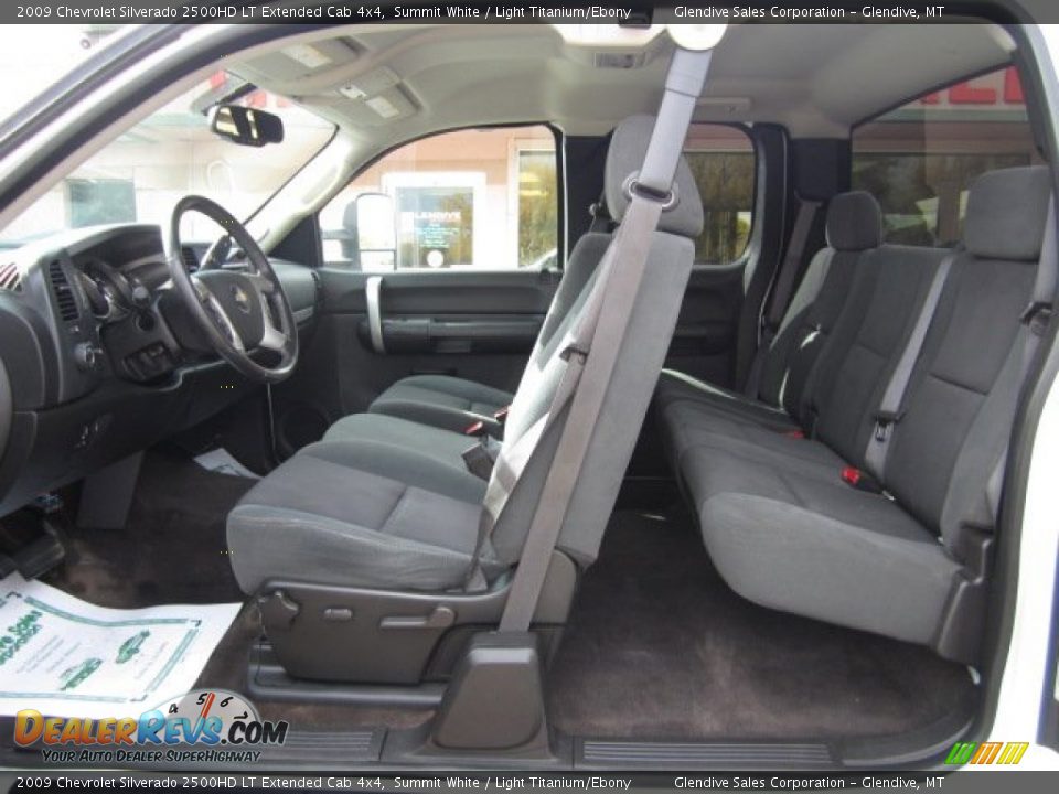 2009 Chevrolet Silverado 2500HD LT Extended Cab 4x4 Summit White / Light Titanium/Ebony Photo #6