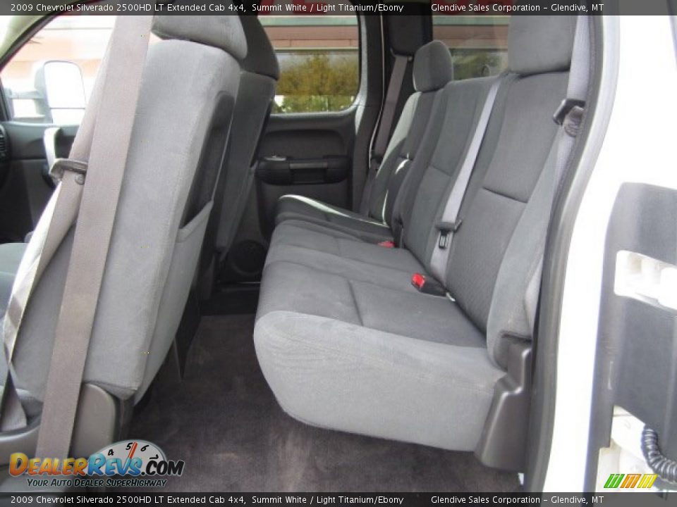 2009 Chevrolet Silverado 2500HD LT Extended Cab 4x4 Summit White / Light Titanium/Ebony Photo #8