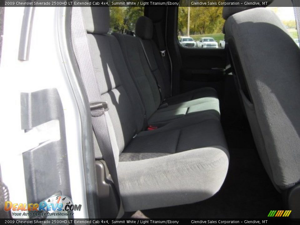 2009 Chevrolet Silverado 2500HD LT Extended Cab 4x4 Summit White / Light Titanium/Ebony Photo #14