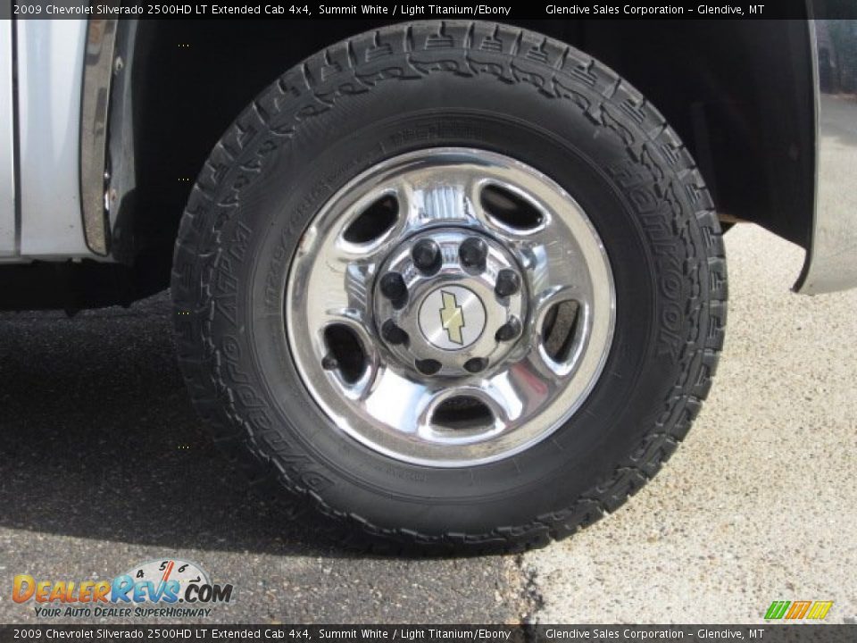 2009 Chevrolet Silverado 2500HD LT Extended Cab 4x4 Summit White / Light Titanium/Ebony Photo #21
